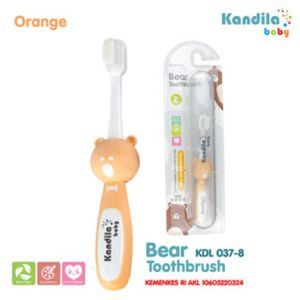 KANDILA BABY BEAR TOOTHBRUSH / KDL 037-8 SIKAT GIGI ANAK / SIKAT GIGI ANAK LUCU / SIKAT GIGI ANAK KARAKTER