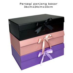 BOS Gift Box Karton/Kotak Hadiah Pita Karton/Gift Box Polos/Kotak Hadiah