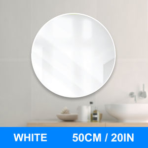 AKIRO MALAYSIA Home Ins Mirror Rubber Frame Mirror Bathroom Mirror wt Hook Dressing Mirror Entrance Mirror Round Mirror Modern Ins Mirror Cermin Bulat 圆形镜子