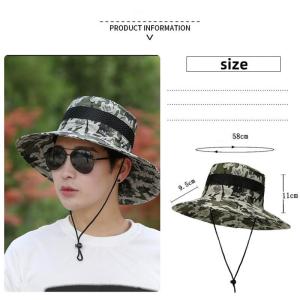 Fisherman Hat Breathable Sunscreen Leisure Sun Hat Fishing Hiking Outdoor Camping Mountaineering Fisherman Hat