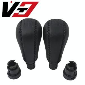 Kail For Volvo S60 S80 V70 II XC70II hand sewn leather gear lever handball shift lever 5/6 Z5Q1T