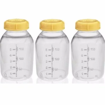 Medela Breastmilk Collection And Storage Bottles 5oz 150ml ~ Pack of 3 (non-retail packaging)