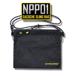 Nitecore NPP01 Sacoche Sling Bag - 1 Liter - 50 grams - Lightweight - Water Resistant - Outdoor