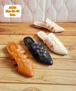 ABBUSHOES AG 36 sendal wanita bapau keronjo 3cm