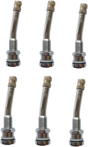 6pcs Truck Valve Stem 70ms-7 Valve Stem for Bus Truck Vacuum Tire Valve Nozzle Aluminum Tubeless Valve Stems for Large Car