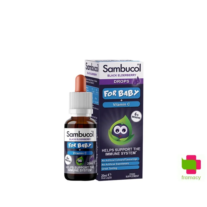 Siro tăng đề kháng cho bé Pediakid Immuno/Sambucol Liquid/ Drops Pháp/UK (125ml)