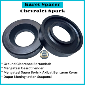 Karet Spacer Tatakan Per Keong Belakang Bawah Chevrolet Spark 1Set(2Pcs)