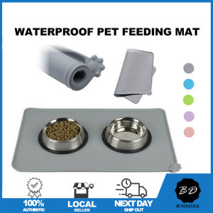 Pet Feeding Mat/ Waterproof Anti-Slip Silicone Mat/ Dog Food Mat/ Cat Treat Mat