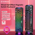 DarkBeacon Flux Magnetic Switch Keyboard With Rapid Trigger Choose 68/87 Keys Hotswap RGB 0.01-3.5mm Adjustable Actuation  For Competitive FPS Gaming Desktop/Laptop. 
