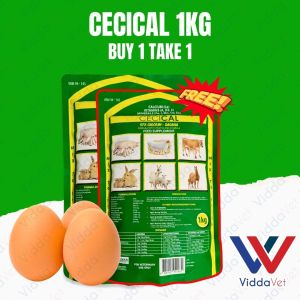 Promo Buy Cecical powder 1 kg take 1 kg free Cecical powder 1 kg Cecical for pig cecical for dog Cecical Powder 1kg
