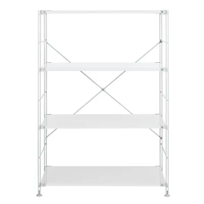 MUJI Steel Unit Shelf Set Light Grey