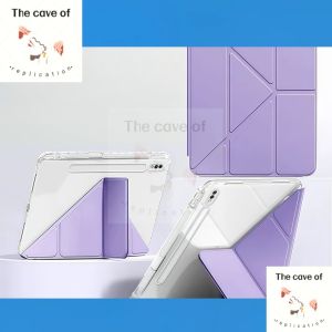 Soft Cover Y-Fold Tablet Protective Cover For Samsun Galaxy Tab A8 A9 S6 Lite S9 S10 Plus Casing