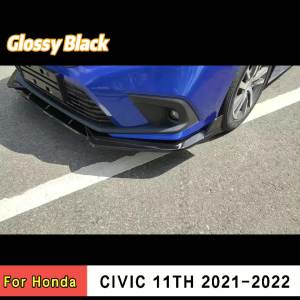 Cản Trước Lip Chin Khuếch Tán Bảo Vệ Làm Lệch Hướng Bảo Vệ Bộ Chia Phụ Kiện Điều Chỉnh Cho Honda CIVIC 11th Gen 2021 2022