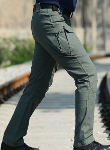 IX7 Cotton Military Urban Tactical Pants Men Spring Cotton SWAT Army Cargo Pants Casual EDC Pockets Soldier Combat Trousers black kuaki green