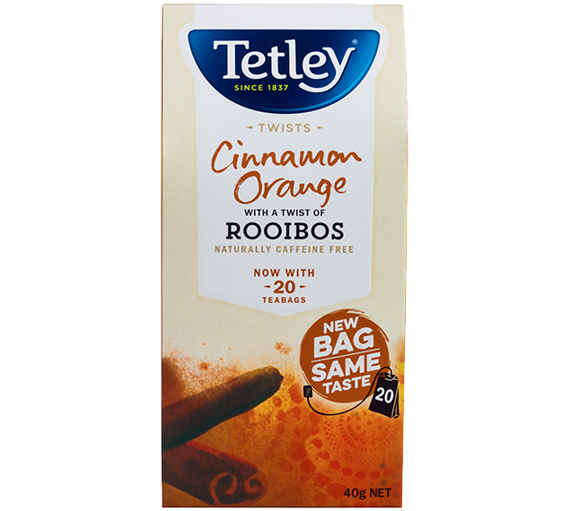 Tetley Cinnamon And Orange Infusions Tea 20 Bags Lazada