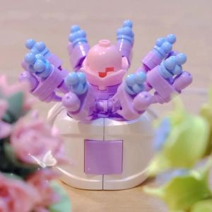 Balok Susun Bunga Mainan Anak Perempuan Kompatibel dengan Flower