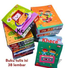 KHECE STORE- -PROMO---BUKU TULIS BERGARIS SIDU 58 LEMBAR & 38 LEMBAR ISI 10 BUKU//SIDU 58 LEMBAR ISI 10 BUKU//BUKU MURAH 10TOKO KHECE STORE