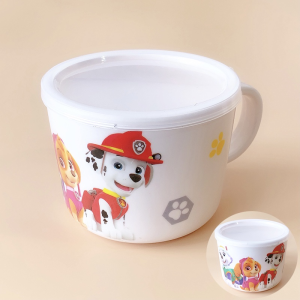 ถ้วยขนยาวแก้วน้ำถ้วยน้ำถ้วยใส่นมพร้อมฝาสำหรับใช้ในครัวเรือนน้ำผลไม้ขนาดเล็ก