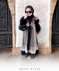 Azzumi Series Gamis Wanita Anak Terbaru 2024 Elegan Gamis Anak Remaja Kekinian Viral Gamis Anak Modern Lebaran Mewah Dress Anak Muslimah Model Baru