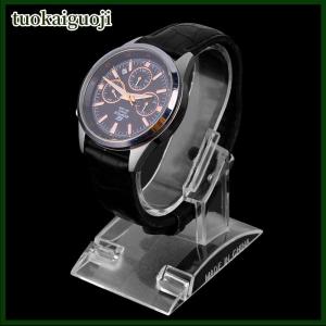 tuokaiguoji 1pcs trong suốt hình chữ C Đồng hồ Stents ABS sang trọng Đồng hồ vòng tay trang sức Bangle hiển thị đứng chủ