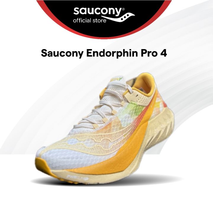 Saucony Endorphin Pro Road Running Race Shoes Men's Straw/Ochre  S20939-500 Lazada