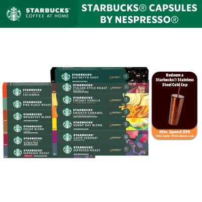 [Bundle] Starbucks by NESPRESSO Coffee Capsules / Coffee Pods 10 Servings | Laza