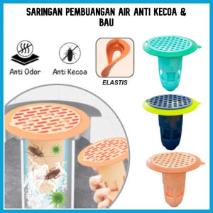Saringan Penutup Lubang Pembuangan Air Kamar Mandi / Penyaring Kotoran Saluran Wastafel Anti Mampet