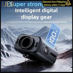 【UEB】 Hanging Neck Fan 6000mAh Rechargeable Battery Hand-Free Personal Fan for Outdoor Working Camping