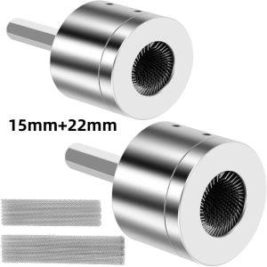 CUNXIN Multi-Purpose Metal Pipe Cleaning Brush Thoughtful Design 15mm 22mm Copper Tube Cleaning Brush Multi-Purpose Metal Copper Drill Tube Cleaning Brush Cleaning And Preparing Copper