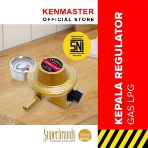 Kenmaster Kepala Regulator Gas LPG + MTR KM 911 Kepala Elpiji
