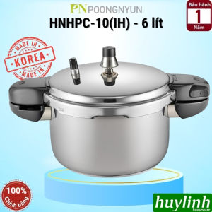 Nồi áp suất Inox đáy từ PoongNyun HNHPC-10(IH) - 6 lít - Made in Hàn Quốc