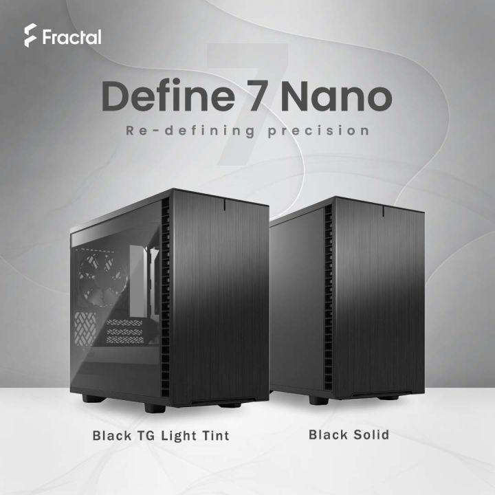 Fractal Design Define7 Nano TG Light T PCケース(自作PC用) Fractal