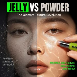 Watery Jelly Highlighter Eyeshadow Stick Lasting Glowing Shimmer Highlighter Makeup Stick Super Shine Halloween Highlighter 7 Colors