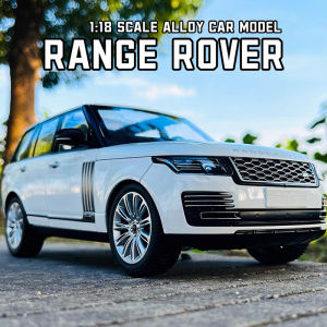 【RUM】1:18 Scale Range Rover Alloy Car Model Light & Sound Effect Diecast Car Toys for Boys Birthday Gift Kids Toys Car Collection