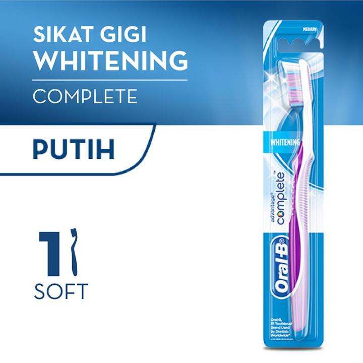 Oral-B Sikat Gigi Complete Whitening 1s | Lazada Indonesia