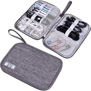 Electronics Organizer Bag Waterproof Carrying Pouch Travel Bag Universal Cable Organizer Electronics Storage Bag Accessories2026
