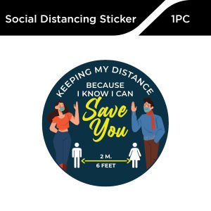 DSign 1pc Social Distancing Floor Sticker: A Comprehensive Guide