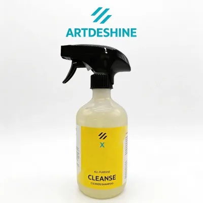 Artdeshine Cleanse Leather & Dashboard Cleaner All-500ML-Purpose Spray Bottle for Stain Removal pH Neutral Formula Fast Evaporating Safe Easy Application