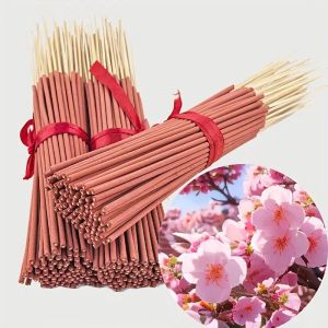 JBMBHC 50/100/200/600PCS Handmade Natural Incense Sticks Citronella Lavender Jasmine Scent Smokeless Long Lasting Fragrance For Home Temple Outdoor Camping Mosquito Repellent