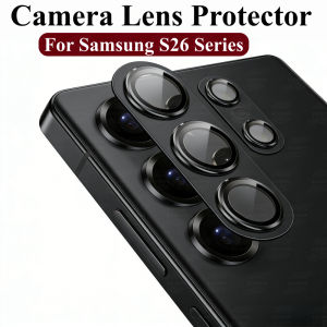 For Samsung Galaxy S26 Ultra S26 Plus Camera Lens Protector for Samsung S26+ Ultra Metal Ring+Tempered Glass