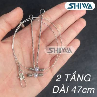 Thẻo Cáp 2 TẦNG / 3 TẦNG Câu Cá Sông Cá Chim Cá Rằng Sắt Bén Đồ Câu SHIWA