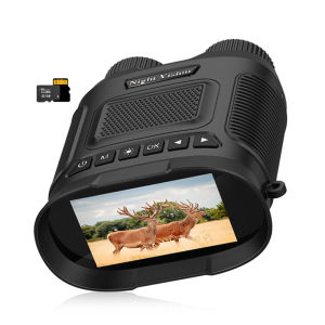 BekinTek Night Vision Binoculars Rechargeable Telescope NVG  Goggles Full Dark Observing Scope   Adjustment 8x Digital Zoom 2.5K Video Playback 40M Photo 3 Inches Large HD Screen with 32G TF Card for Low Light Bd Watching Camping Concerts