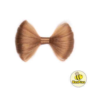 MaxPlus Bow knot Style Hair Accessories Hairpin Bun Wig synthetic fiber Hair Extensions