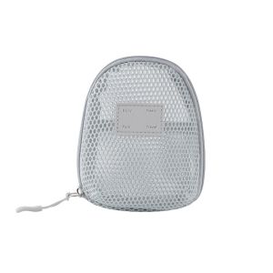 LUXELU Có khóa Túi đựng mỹ phẩm Cầm tay Nylon Túi đựng đồ vệ sinh cá nhân Thường ngày Lưới Túi lưới trang điểm Phụ nữ