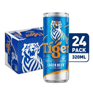 Tiger Lager Beer Can 24 X 320ML