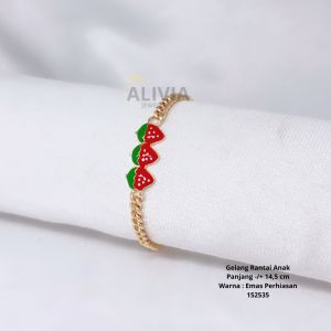 Gelang Tangan Anak Wanita Aksesoris Fashion Awet Tahan Lama Anti Karat Cocok Untuk Harian