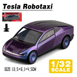 LEO 1:32 Tesla robotaxi Diecast Model Car Alloy Cars Toys Collection Gift For Kids Boy Girl