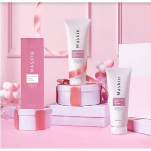 MASKIN Whitening Body Lotion Full Body Fragrance Fragrance Moisturizing Soft Smooth Acne Treatment  /MASKIN Whitening Body Lotion Wangian Seluruh Badan Wangian Pelembap Lembut Licin Rawatan Jerawat