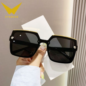 Kacamata Bingkai Besar Hitam Terbaru Wanita Kotak Kacamata Sunglasses Import Wanita Kacamata Fashion