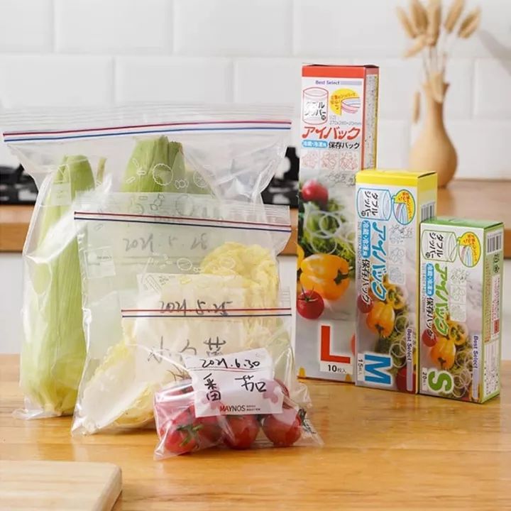 Box Zip Bags Ziplock Fridge Bags zipper storage bag for food